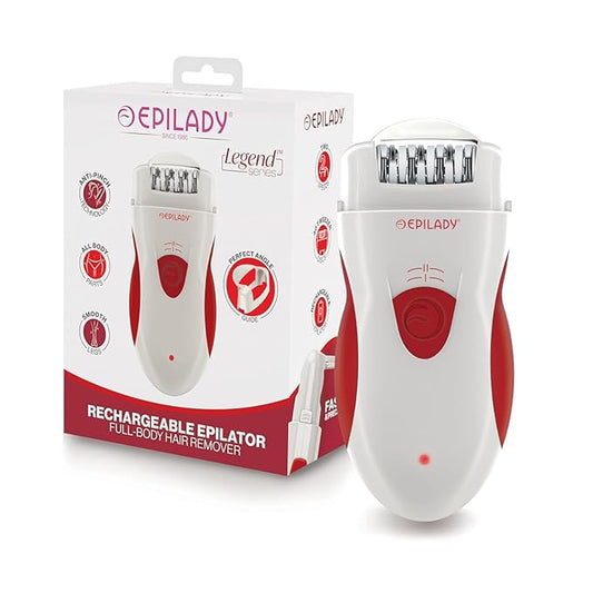 Epilady Legend 4 | Cordless Epilators Hair Removal for Women, 2 Speed Bikini Trimmer, Electric Shaver for Women, Rechargeable Body Hair Remover-BrightBean Baby