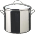 Farberware Classic Stainless Steel Stock Pot 12 Quart with Lid - Large Pasta Pot