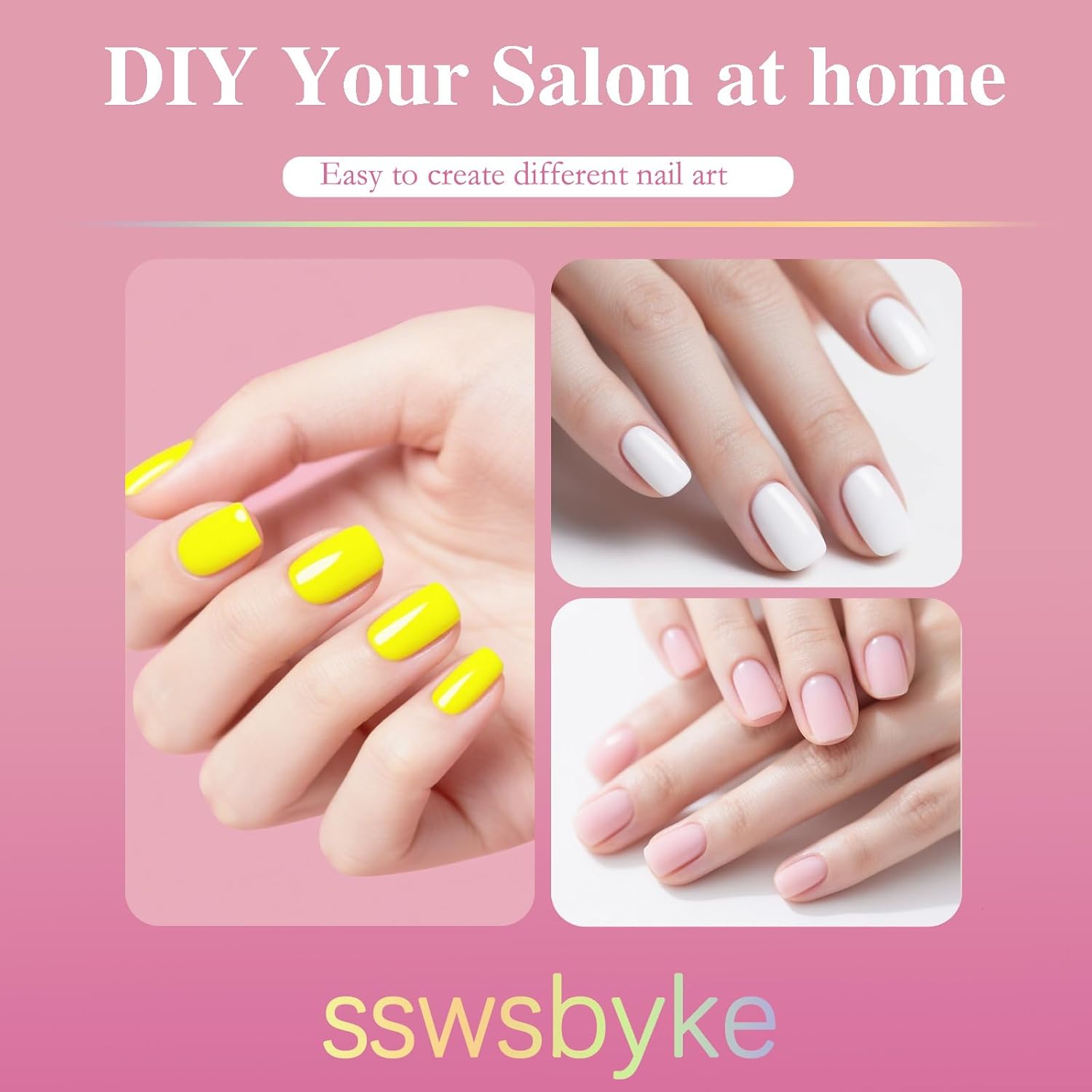 Extra Short Square Nail Tips, SSWSBYKE Gel Acrylic Nail Tips for Full Cover Pre-Shaped Fake Nails Tips Half Matte Press On Nails for Extension Home DIY Salon 300pcs 15 Sizes-BrightBean Baby