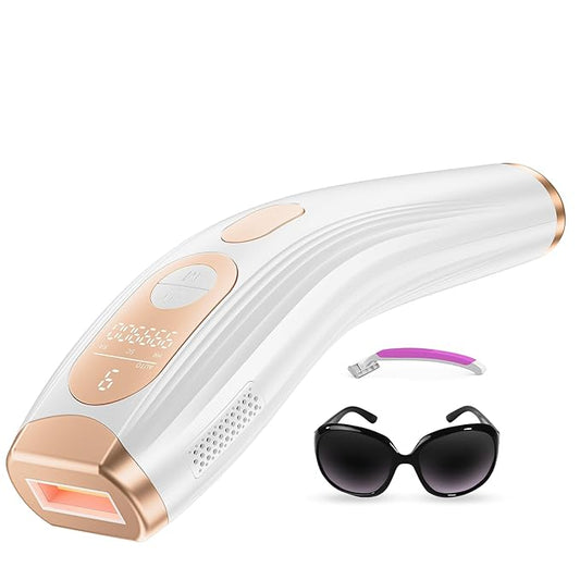 Laser Hair Removal, IPL Laser Hair Removal for Woman and Men Permanent, Hair Removal Device with 3.0 IPL Red Light Wave, Home Laser Hair Removal Device for Legs Armpits Back Bikini Body Use-BrightBean Baby