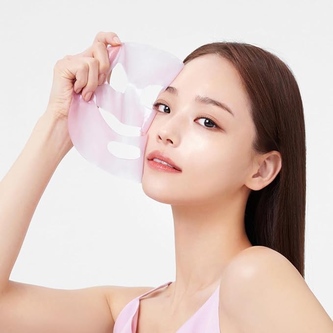 Cell Fusion C Glass Skin Collagen Mask, 1.23 oz. x 5 Sheets, Overnight Hydrogel Mask with Triple Collagen & Niacinamide, Hydrating and Plumping, Korean Skincare-BrightBean Baby