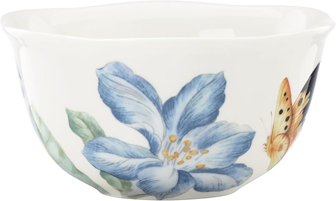 Lenox 833415 Butterfly Meadow Blue 4-Piece Dessert Bowl Set