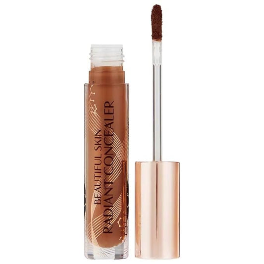 Charlotte Tilbury Beautiful Skin Medium to Full Coverage Radiant Concealer with Hyaluronic Acid – 16.5 Deep-BrightBean Baby