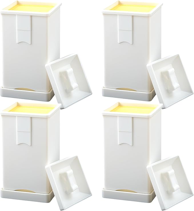 4 Pack Plastic Butter Spreader Corn Cob with Cover Butter Spreader for Corn, Bread & Cooking for Even Spread on Toast, Pancakes, Waffles & Grilling
