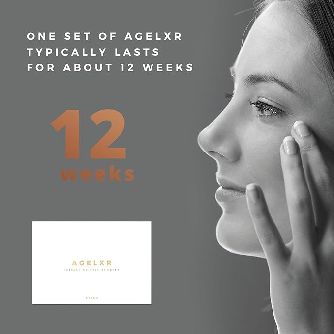 AGELXR - Instant Wrinkle Remover - Quickly Tightens Wrinkles, Fine Lines and Diminishes Puffy Eyes. Instant Facelift Serum - Anti-Aging Formula with Argireline® (30 Vials)-BrightBean Baby