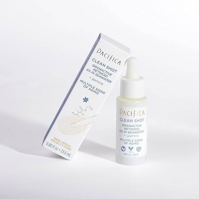 Pacifica Clean Shot Granactive Retinoid 5 Percent In Seawater Unisex, 0.8 Oz-BrightBean Baby