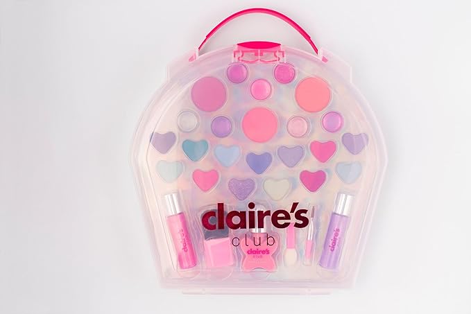 Claire's Club Pink Cupcake Makeup Case- Designed for Little Girls Ages 3 to 6-BrightBean Baby