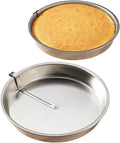 WalterDrake Set of 2 Easy Release Cake Pans, Made of Aluminum, 8” Dia.