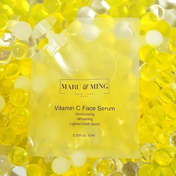 Tres Amigos Collection/Organic Hyaluronic Acid, Vitamin C, Collagen Korean Face Serums 1 oz. Total Weight-BrightBean Baby