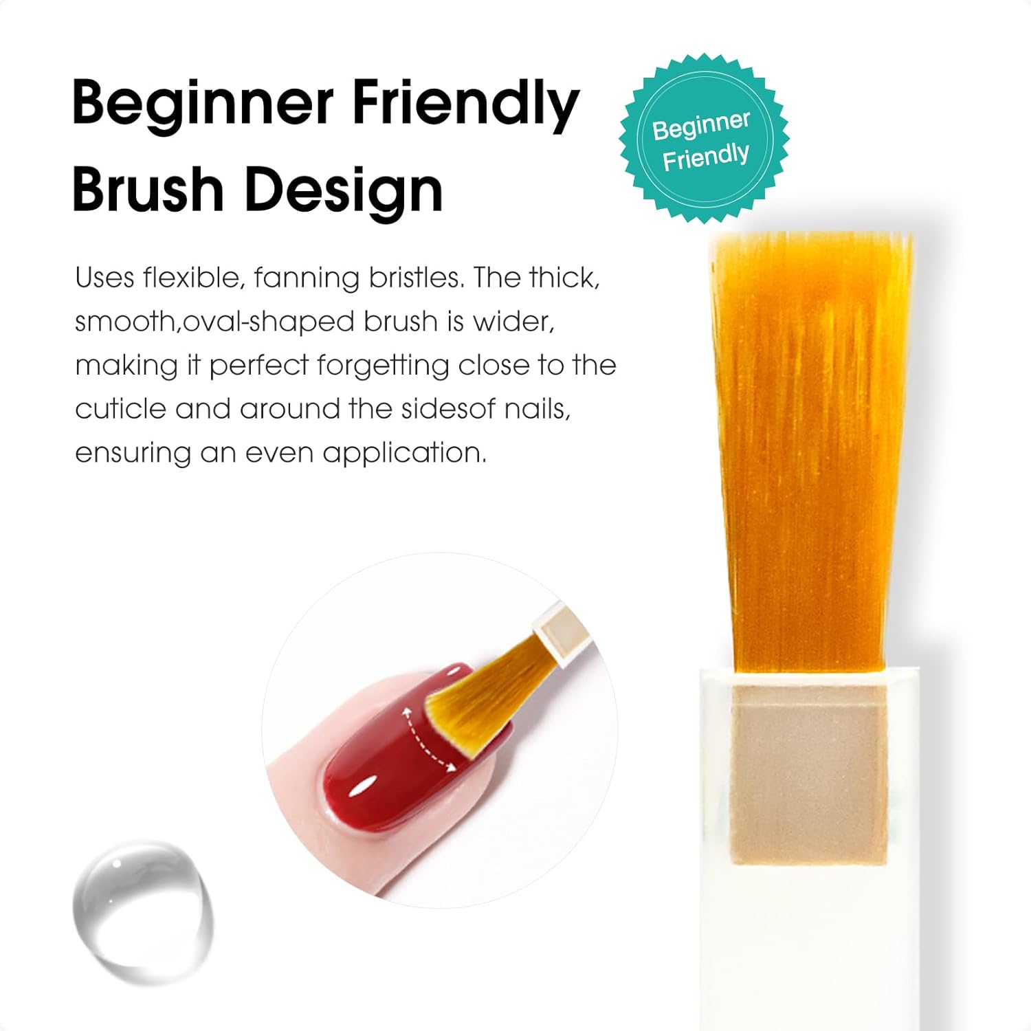 VENALISA 2 Pcs No Wipe Matte Top Coat and Glossy Gel Top Coat Set- High Shiny Long Lasting Clear Gel Nail Polish Kit, Soak Off Nail Art Home and Professional Manicure-BrightBean Baby