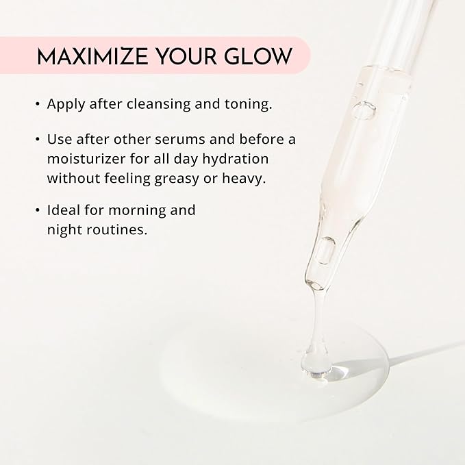 MAELOVE Hydrator Hyaluronic Acid B5 Serum with Resveratrol for Instantly Dewy Glow, Fills Fine Lines, Lightweight and Non Greasy, 1.0 fl oz-BrightBean Baby