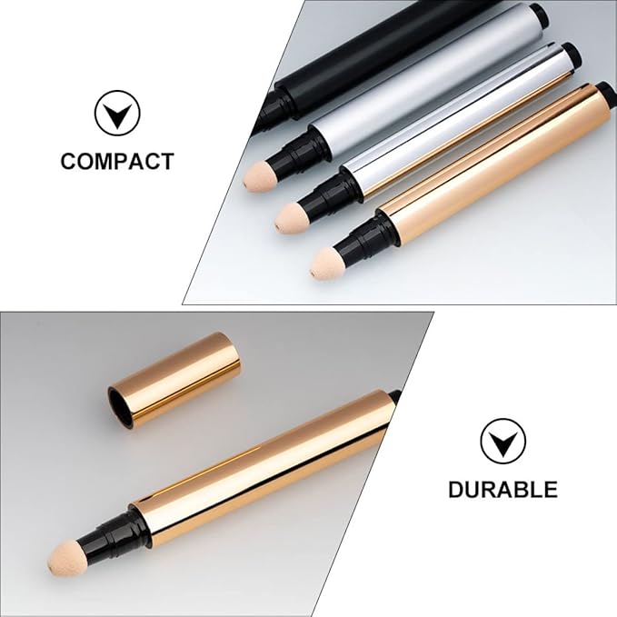 Beaupretty 4Pcs 3ml Empty DIY Cosmetics Tube Empty BB Cream Bottle Concealer Sub Tube Liquid Foundation Tube,-BrightBean Baby