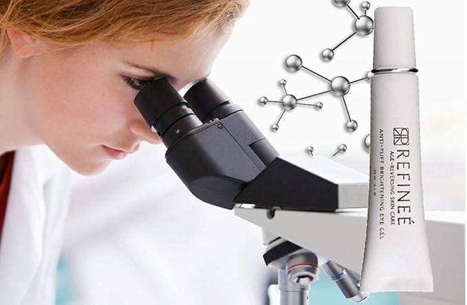 Anti-Puff Brightening Eye Gel for Under Eye Bags & Dark Circles .5oz-BrightBean Baby