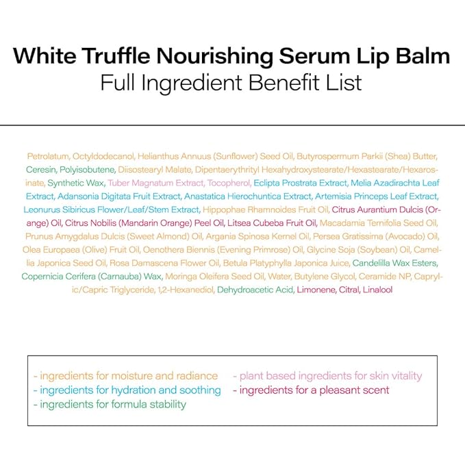 d’Alba Italian White Truffle Nourishing Serum Lip Butter, Vegan Skincare, Hydrating Lip Care with White Truffles for All Skin Types, Glowy Finish, Safe for Sensitive Skin…-BrightBean Baby