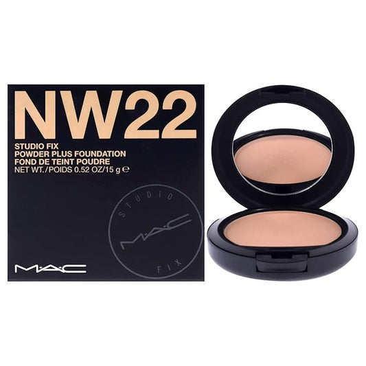 Mac Studio Fix Powder Plus Foundation Nw22 15gm/0.52 Oz-BrightBean Baby