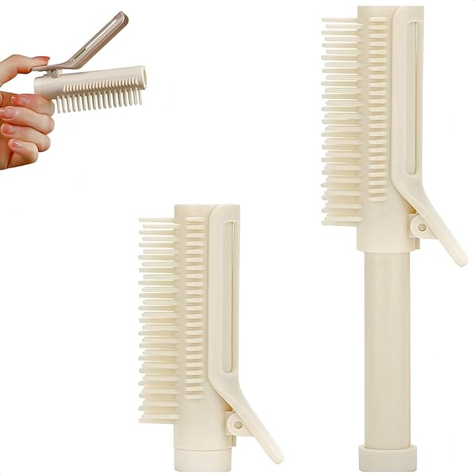 Retractable Hair Root Volume Clips, 2-in-1 Hair Styling Tool, Volumizing Roller Comb for Travel-BrightBean Baby