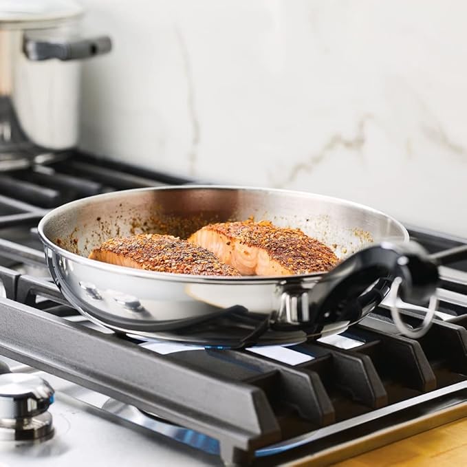 Farberware Classic Stainless Steel Cookware Set 15-Piece - Complete Kitchen Pots and Pans