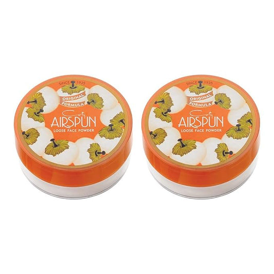 Airspun Coty Loose Face Powder, Translucent, Pack of 2-BrightBean Baby