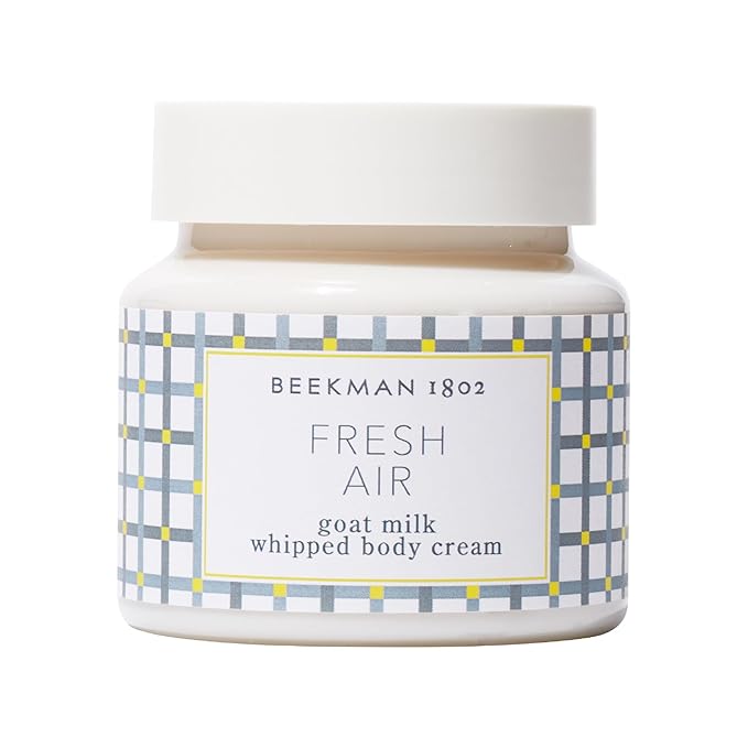 Beekman 1802 Whipped Body Cream, Fresh Air - Scented - 8 oz - Intensely Hydrating & Softens Skin - With Goat Milk - Good for Sensitive Skin - Cruelty Free-BrightBean Baby