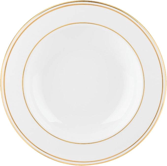 Lenox 100110362 Federal Gold Rimmed Bowl, 1-Piece, Service For 1, 9.25-Inch Diameter