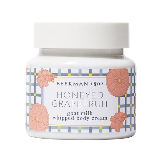 Beekman 1802 Whipped Body Cream, Honeyed Grapefruit - Scented - 8 oz - Intensely Hydrating & Softens Skin - With Goat Milk - Good for Sensitive Skin - Cruelty Free-BrightBean Baby