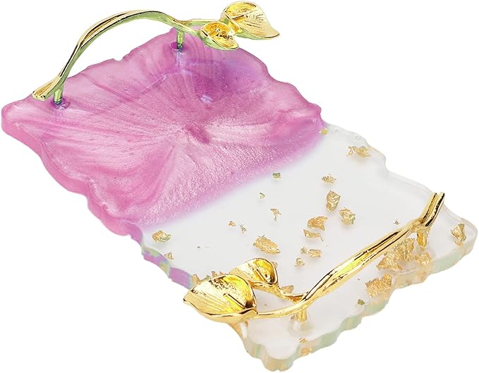 Resin Nail Palette Nail Palette Nail Art Makeup Display Board Manicure Stand Manicure Palette Nail Art Color Manicure Nails DIY Tool (Pink)-BrightBean Baby