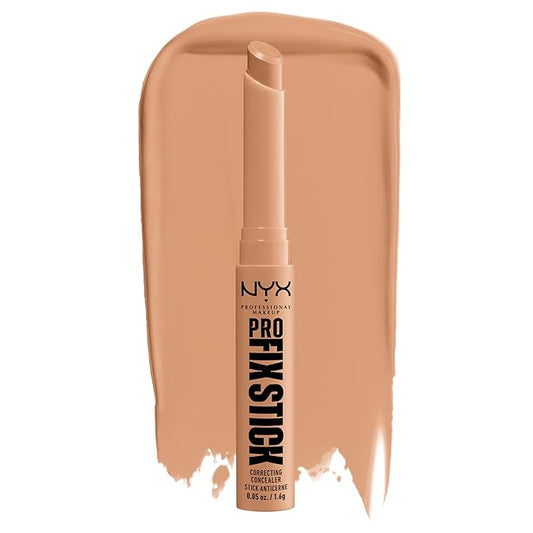 NYX PROFESSIONAL MAKEUP Pro Fix Stick Correcting Concealer, Buildable Medium Coverage Concealer Stick - Neutral Tan-BrightBean Baby