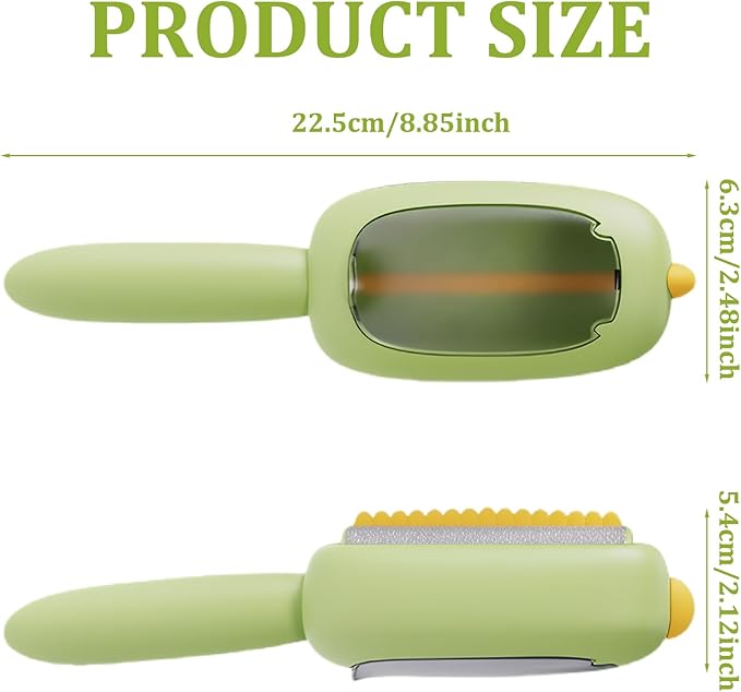 Reusable Lint Roller, Portable Lint Brush, Pet Hair Remover, Super Sticky and Washable, for Clothes, Furniture, Dog & Cat Hair(Green)-BrightBean Baby