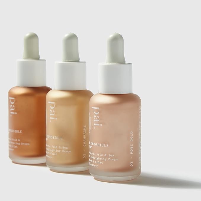 Pai Skincare - The Impossible Glow Organic Hyaluronic Acid + Sea Kelp Glow Drops | Natural, Vegan, Sensitive Skincare (Bronze, 1 fl oz | 30 ml)-BrightBean Baby