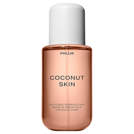 PHLUR Coconut Skin Body Mist - Hair & Body Mist Fragrance - Coconut Body Spray with Caramel, White Florals, Sandalwood & Amber (8 Fl Oz)-BrightBean Baby