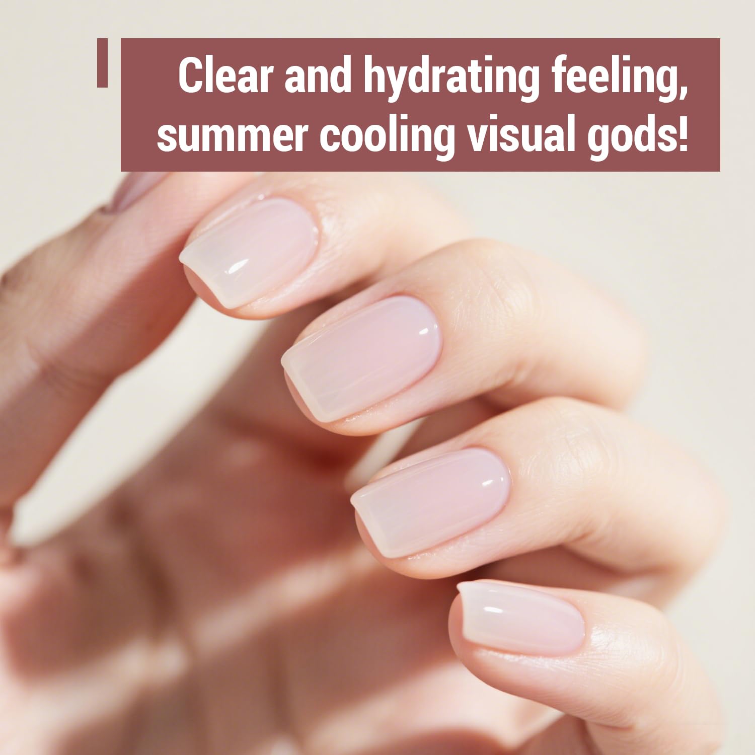 JODSONE 12PCS Gel Nail Polish Set 10 Translucent Jelly Colors Natural, Elegant & Long Lasting For Home & Salon Use-BrightBean Baby