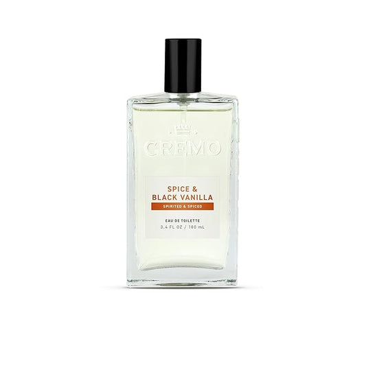 Cremo Cologne for Men - Spice & Black Vanilla Mens Cologne Spray - An Explosion of Vibrant Spices, Dark Woods and Black Vanilla, Fragrances For Men, 3.4 Fl Oz-BrightBean Baby