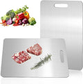 Katuchef Titanium Cutting Board,2026 New 100% Pure Titanium Cutting Boards for Kitchen,Non toxic Doubld-Side Durable Chopping Boards, Easy to Clean and Store(1PC-M:13.38 * 9.05)