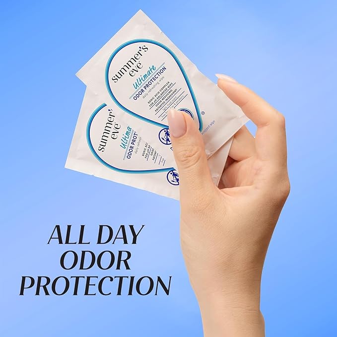 Summer's Eve, Whole Body Deodorant for Women, Ultimate Odor Control, Aluminum Free Deodorant, 3 Fl Oz + Daily Feminine Wipes with Boric Acid, Removes Odor, On-the-go Body Wipes with pH Balance, 12 ct-BrightBean Baby
