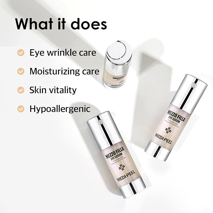 [Medi-Peel] Mezzo Filla Eye Serum 1.01 fl oz / 30ml | Anti-Wrinkle Serum For Eyes, Anti-Aging, Hydrating | Korean Skincare, For All Skin Types-BrightBean Baby