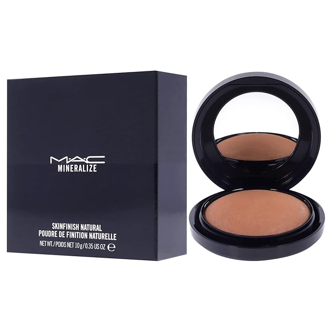 MAC Mineralize Skinfinish Natural - Medium Deep Powder Women 0.35 oz-BrightBean Baby