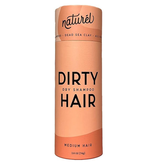 Naturel Dry Shampoo Volumizing Powder for Light and Dark Hair | Non-Aerosol, Made in USA, No Benzene, Vegan, Talc and Aluminum Free | Grapefruit Essential Oil | 2.6 OZ Plastic-Free Packaging-BrightBean Baby