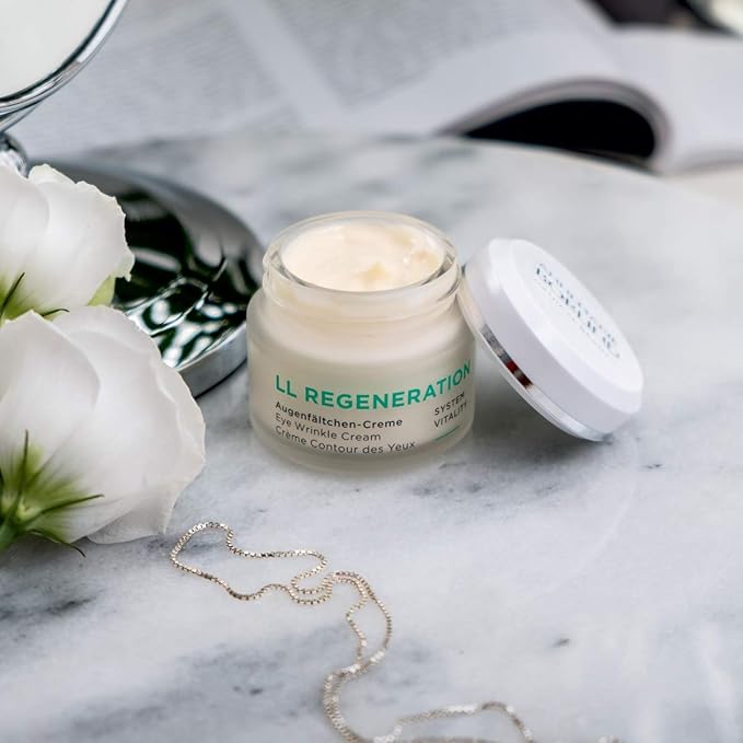 ANNEMARIE BÖRLIND – LL REGENERATION Eye Wrinkle Cream – Natural Vitamin C + E Anti Aging Eye Cream with LL BIOCOMPLEX for Smoothed, Brighter, and Plump Skin With New Elasticity – 1.1 Oz-BrightBean Baby