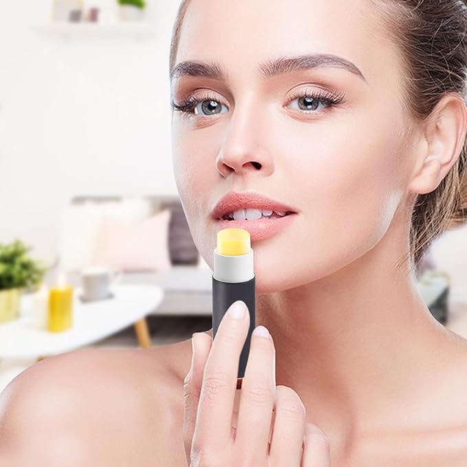 15 Pcs 0.3 oz Paperboard Lip Balm Tubes,Empty Kraft Paper Chapstick Tube Holder,Push-Up Style Biodegradable Solid Perfume Lip Gloss Container for DIY Homemade Balm Container,Natural Packaging- Black-BrightBean Baby