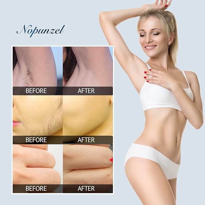 Hair Removal Cream for Women, Men - Bikini, Intimate Areas - Painless Depilatory for Body, Legs, Arms, Underarms, Private Areas - 120g-BrightBean Baby