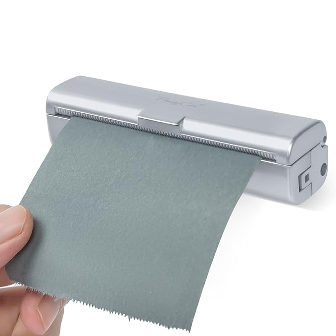 Natural Oil Blotting Paper Roll, Refillable Compact Dispenser No Shine Sheets, Absorb Excess Shine on Face or Scalp Instantly, Men and Women Facial Skin Care or Make Up Must Have (Bamboo Charcoal)-BrightBean Baby