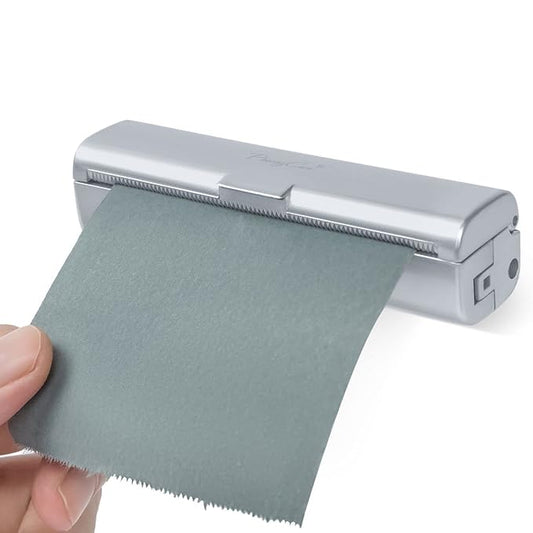 Natural Oil Blotting Paper Roll, Refillable Compact Dispenser No Shine Sheets, Absorb Excess Shine on Face or Scalp Instantly, Men and Women Facial Skin Care or Make Up Must Have (Bamboo Charcoal)-BrightBean Baby