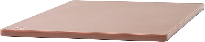 Winco Cutting Board, 12 by 18 by 1/2-Inch, Brown