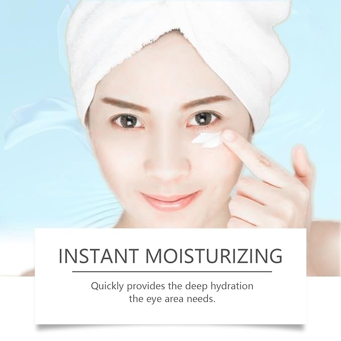 Instant Firm Eye Tightening Cream with Caffeine & Collagen & Vitamin E, Instant Firming Eye Cream, Eye Tightener Cream Travel Size 1 Fl Oz-BrightBean Baby