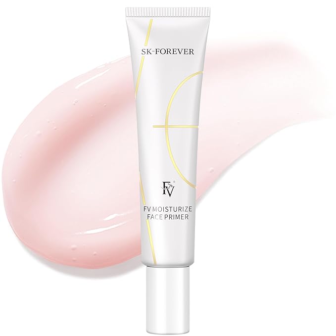 FV Hydrating Makeup Primer, Easy-to-Apply, Brightening, Ideal for Dry and Normal Skin Daily Use, Enhances Skin Glow (Hydrating)-BrightBean Baby