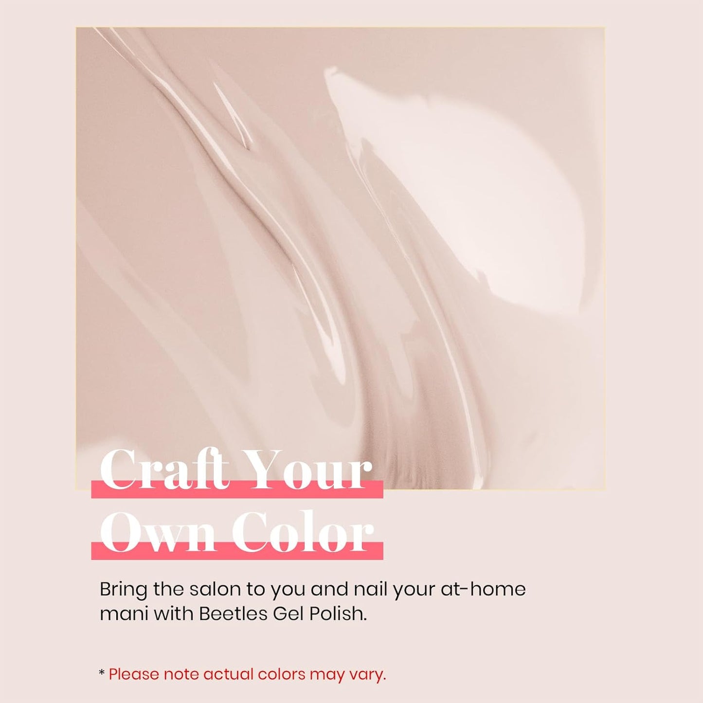 Beetles Grey Gel Nail Polish, Stone Beige Brown Cream Color 15ml Gel Polish Soak Off Uv LED Lamp Cured Nail Art Manicure Salon DIY Design Decoration Home Gift for Women-BrightBean Baby