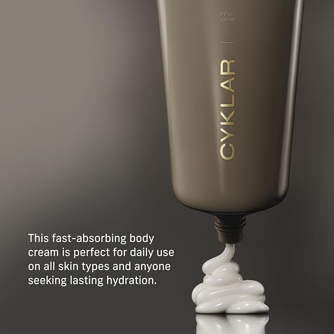 Nutrient Rich Body Cream. Crescent Fragrance Nourishing Moisturizer with Niacinamide and Banana Flower Extract. Deep Hydration, Thick Body Lotion, Dry Skin Cream for Women and Men, 8 Fl Oz-BrightBean Baby