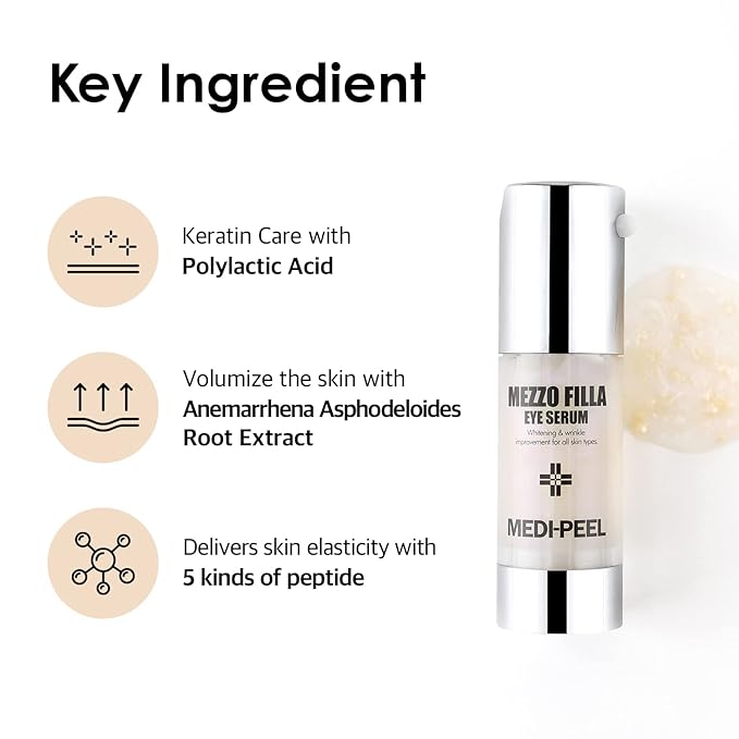 [Medi-Peel] Mezzo Filla Eye Serum 1.01 fl oz / 30ml | Anti-Wrinkle Serum For Eyes, Anti-Aging, Hydrating | Korean Skincare, For All Skin Types-BrightBean Baby