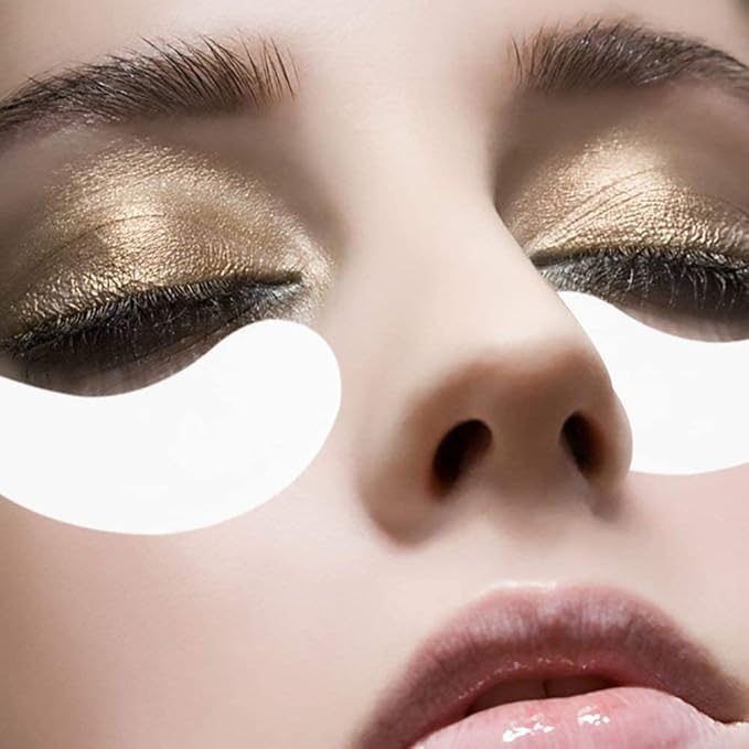 Eye Gel Pads 100 Pair Under Eye Pads Eyelash Extension Pads DIY Eye Lip Patch Pad Sticker Tapes False Eyelash Lash Extension Makeup Eye Gel Patches Lash Extension Beauty Tool Lip Powder Holder-BrightBean Baby