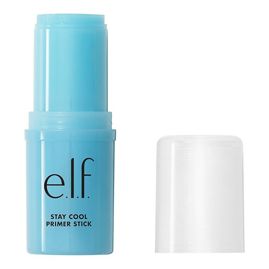 e.l.f. Stay Cool Primer Stick, Hydrating Gel Primer Preps Skin For Makeup, Imparts A Cooling Feel, Infused With Aloe Water, Vegan & Cruelty-Free-BrightBean Baby